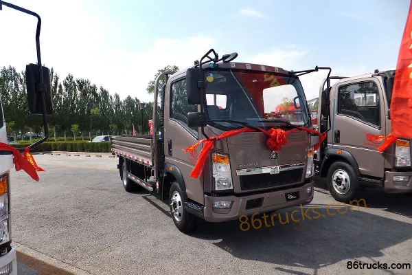 Sinotruk HOWO Hanjiang 102hp 4X2(6 wheels) 4.2m Single Row Stake Light Truck Exterior (3) | 86Trucks