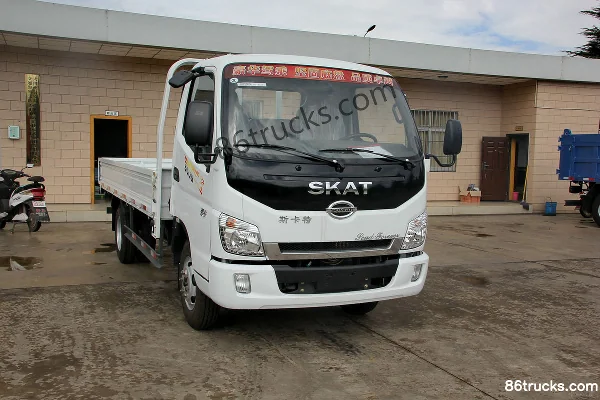 Shijun Skat 102hp 4X2(6 wheels) 4.275m single-row stake light truck Exterior