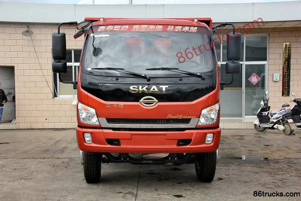 Shijun Skat Light Truck 130 hp 4X2(6 wheels) 4m Dump Truck Exterior (2) | 86Trucks
