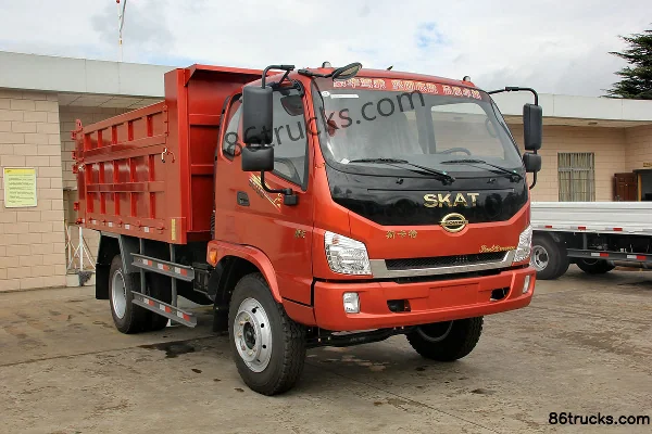 Shijun Skat Light Truck 130 hp 4X2(6 wheels) 4m Dump Truck Exterior