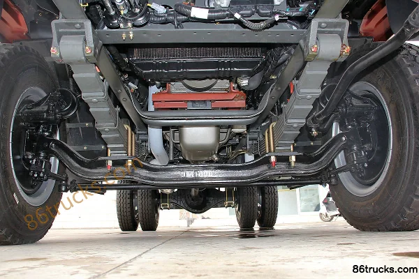 Shijun Skat Light Truck 130 hp 4X2(6 wheels) 4m Dump Truck Chassis (1) | 86Trucks