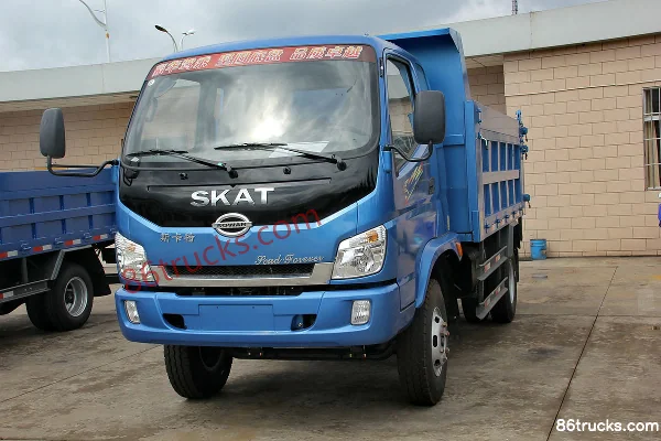Shijun Skat Light Truck 129 hp 4X2(6 wheels) 3.7m Dump Truck Exterior (3) | 86Trucks
