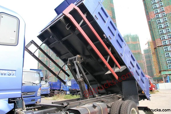Sinotruk HOWO MANH3 160ch 4X2(6 roues) 4,5m camion benne (457D)(130 simple vérin) Carrosserie (1) | 86Trucks