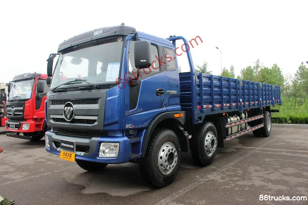 Foton Ruiwo Q5 Medium Truck 220hp 6X2(8 wheels) 9.5m Stake Cargo Truck Exterior (3) | 86Trucks