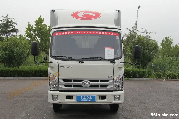 Foton Forland Kangrui H2 108 hp 4X2(6 wheels) 4.15m Single Row Van Light Truck Exterior (2) | 86Trucks