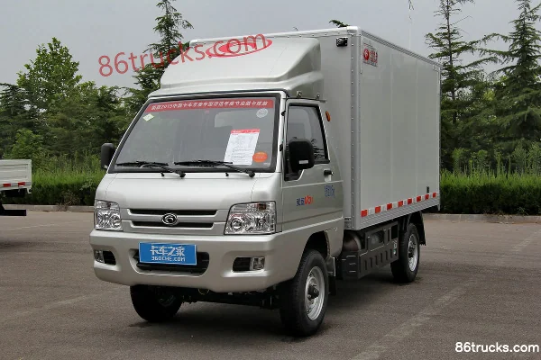 Foton Shidai Yuling VQ1 1,1 L 60 ch 4X2(6 roues) essence camion fourgon à cabine simple 3,05 m Extérieur (3) | 86Trucks