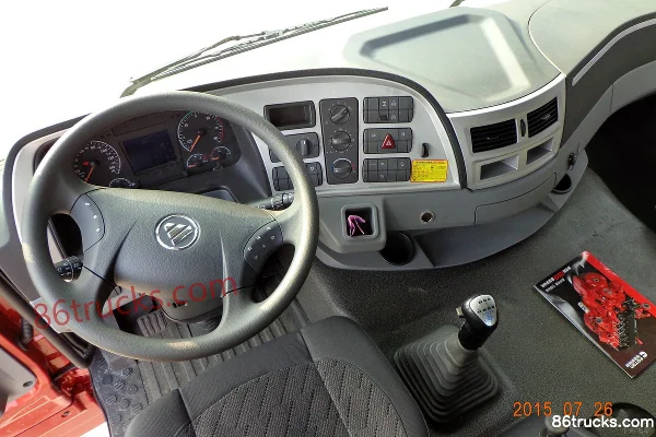 Foton AumanGTL 6 séries camion porteur à ridelles plaine 350 ch 8X4(12 roues) 9,5 m Cabine (1) | 86Trucks