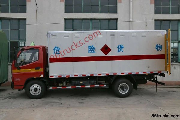 Foton Ollin CTX 154 ch 4X2(6 roues) Camion de transport de matériaux explosifs Extérieur (2) | 86Trucks