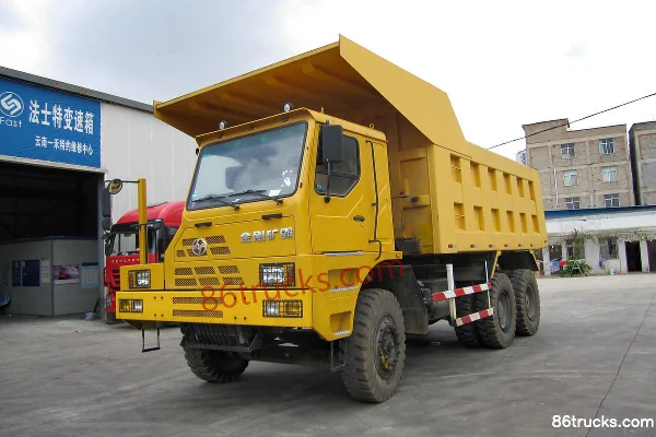 Hongyan King Mine Truck 371hp 6X4(10 wheels) Wide-body Mining Dump Truck Exterior (3) | 86Trucks