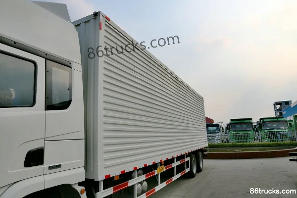 SHACMAN Delong X3000 Lightweight Edition 350hp 6X2(8 wheels) 9.5m Van Cargo Truck (China VI) Body (3) | 86Trucks