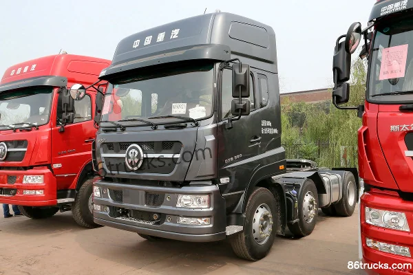 Sinotruk Steyr D7B Heavy Truck 380 hp 6X2(8 wheels) Tractor Truck (High Top) Exterior (3) | 86Trucks