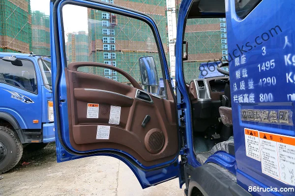 Sinotruk Wangpai série 7 camion benne 116 ch 4X2(6 roues) 4,1 m (avec boîte de vitesses auxiliaire) Cabine (1) | 86Trucks