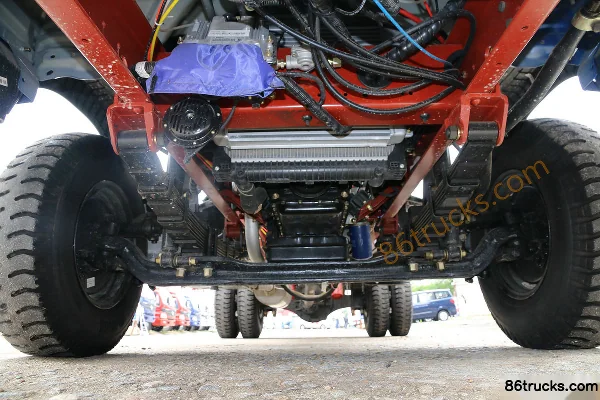 Sinotruk Wangpai série 7 camion benne 116 ch 4X2(6 roues) 4,1 m (avec boîte de vitesses auxiliaire) Châssis (1) | 86Trucks