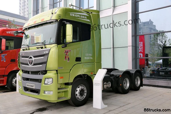 Foton Auman GTL 6 série poids lourd Super Power 460 ch 6X4(10 roues) tracteur routier (vert) Extérieur (3) | 86Trucks