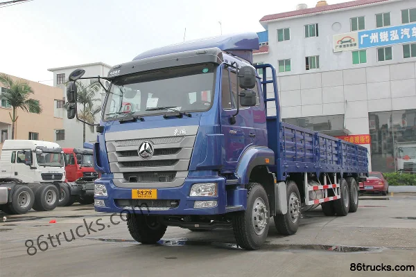 Sinotruk Haohan J5G camion lourd version légère 340 ch 8X4(12 roues) camion porteur fourgon 9,5 m Extérieur (3) | 86Trucks