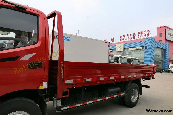 Foton Aumark 3 Series 118 hp 4X2(6 wheels) 4.23m single-row flatbed light truck Body (1) | 86Trucks