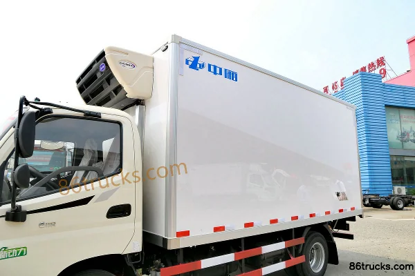 Foton Aumark Série 3 118 ch 4X2(6 roues) camion frigorifique Carrosserie (1) | 86Trucks