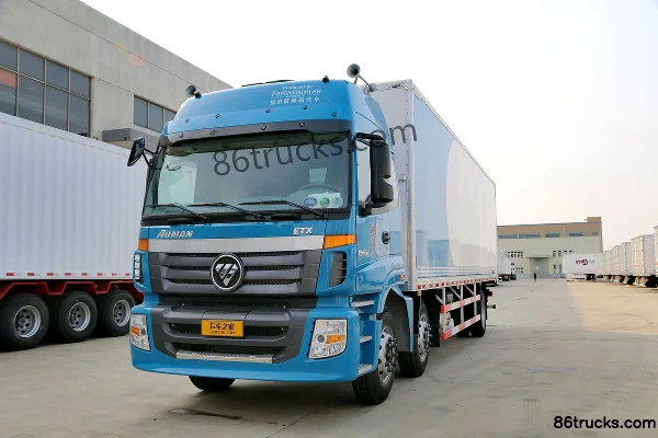 Foton Auman ETX 6 Series Heavy Truck 245 hp 6X2(8 wheels) 9.6m Van Cargo Truck (8-speed) Exterior (3) | 86Trucks