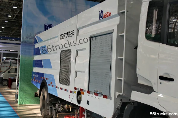 Dongfeng Commercial Vehicle Tianjin 180 hp 4X2(6 wheels) Sweeper Truck (Haide Brand) Exterior (3) | 86Trucks