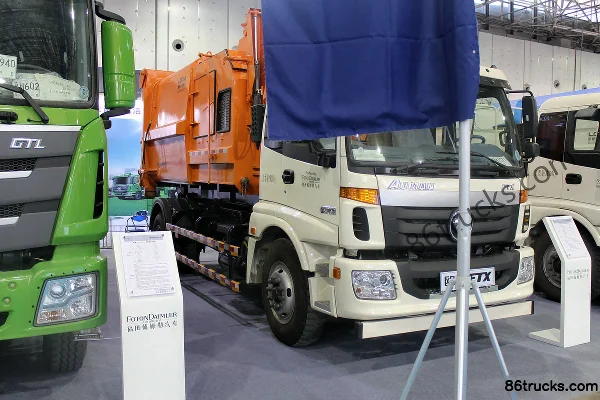 Foton AumanETX 3 Series 210 hp 4X2(6 wheels) Garbage Truck Exterior (2) | 86Trucks