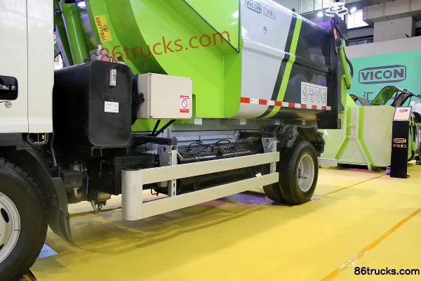 JAC Shuailing Q3 116hp 4X2(6 wheels) Garbage Truck (Narrow Body 3360 Chassis) (2) | 86Trucks