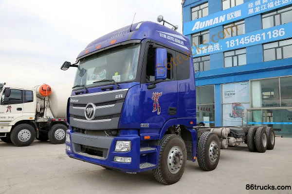 Foton AumanGTL 6 séries châssis camion porteur 310 ch 8X4(12 roues) 9,5 m Extérieur (3) | 86Trucks