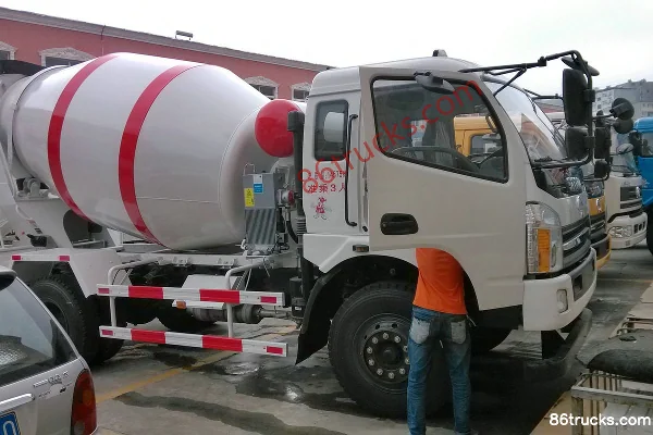 Sanhuan Shitong Fuxingka 140 hp 4X2(6 wheels) Concrete Mixer Truck Exterior (3) | 86Trucks