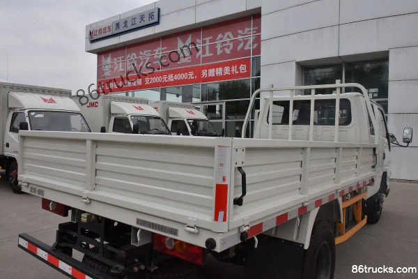 JMC Shunda Narrow Body 143 hp 4X2(6 wheels) 3.25m double-row flatbed light truck (China VI) (1) | 86Trucks