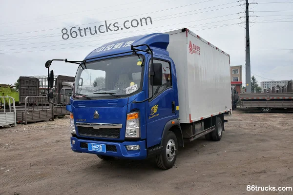 Sinotruk HOWO Hanjiang 88 ch 4X2(6 roues) camion léger fourgon 4,2 m monoplace Extérieur (3) | 86Trucks