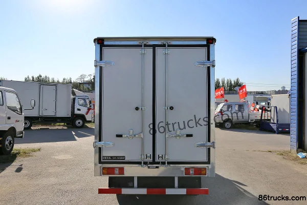 JAC Kangling X3 60 hp 4X2(6 wheels) gasoline/CNG 2.5m double-row van mini truck Body (2) | 86Trucks