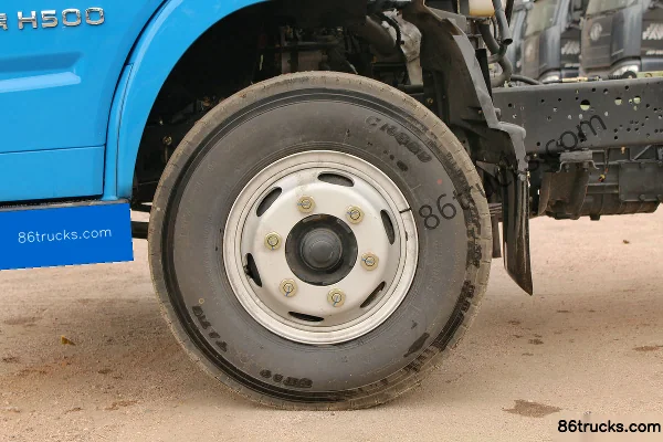 Yuejin Shuaihu H500-33 113 ch 4X2(6 roues) camion léger à plateau 4,18 m cabine simple (6 vitesses) Châssis (2) | 86Trucks