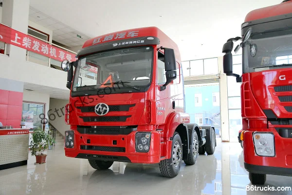 SAIC Hongyan Jieka C500 camion lourd 390 ch 6X2(8 roues) tracteur routier Extérieur (3) | 86Trucks