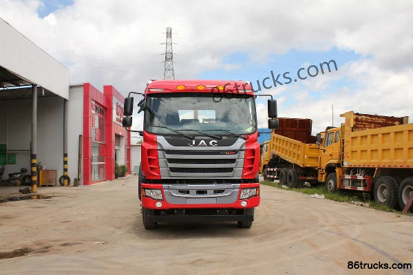 JAC Gallop K3 300hp 8X4(12 wheels) 6.6m Flatbed Truck Exterior (2) | 86Trucks