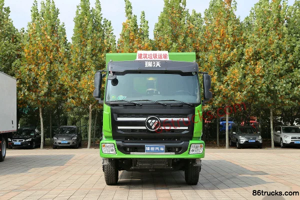 Foton Heavy RB 336 hp 6X4(10 wheels) Flatbed Dump Truck Chassis Exterior (2) | 86Trucks