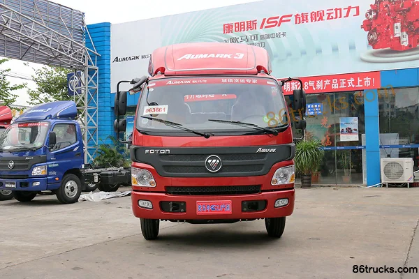 Foton Aumark série 3 118 ch 4X2(6 roues) 4,23 m camion porteur à ridelles cabine simple (frein pneumatique) Extérieur (2) | 86Trucks