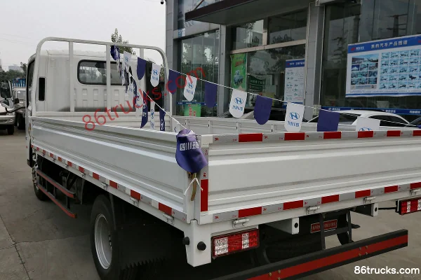 Sichuan Hyundai Ruiyue 100 ch 4X2(6 roues) 4,17 m camion porteur à ridelles cabine simple Carrosserie (3) | 86Trucks