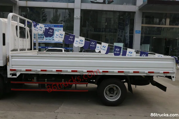 Sichuan Hyundai Ruiyue 100 ch 4X2(6 roues) 4,17 m camion porteur à ridelles cabine simple Carrosserie (2) | 86Trucks