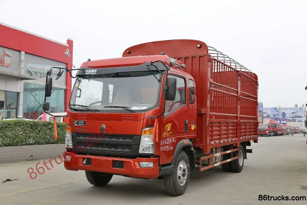 Sinotruk HOWO Tongsai 154 ch 4X2(6 roues) camion porteur à ridelles à cabine demi-avancée 5,2 m Extérieur (3) | 86Trucks