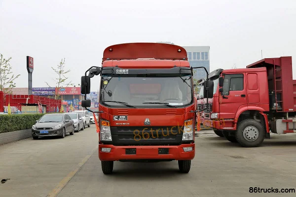 Sinotruk HOWO Tongsai 154 ch 4X2(6 roues) camion porteur à ridelles à cabine demi-avancée 5,2 m Extérieur (2) | 86Trucks