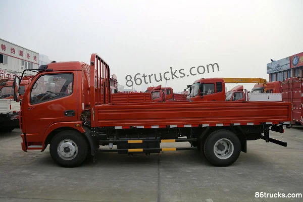 Dongfeng Duolika D6 115 ch 4X2(6 roues) camion léger à ridelles à cabine simple 4,15 m (charge utile: 4,99 t) Extérieur (3) | 86Trucks