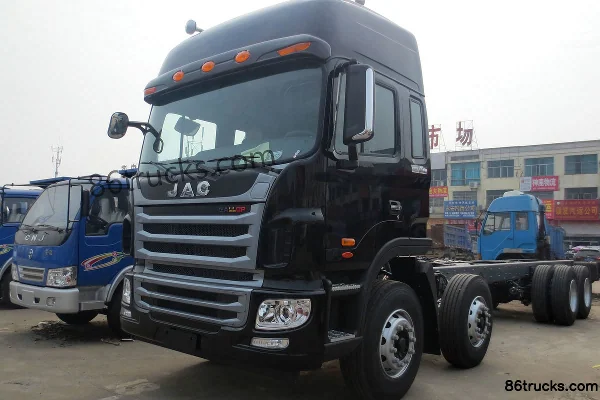 JAC Gallop A5 poids lourd 310 ch 8X4(12 roues) châssis de camion porteur Extérieur (3) | 86Trucks