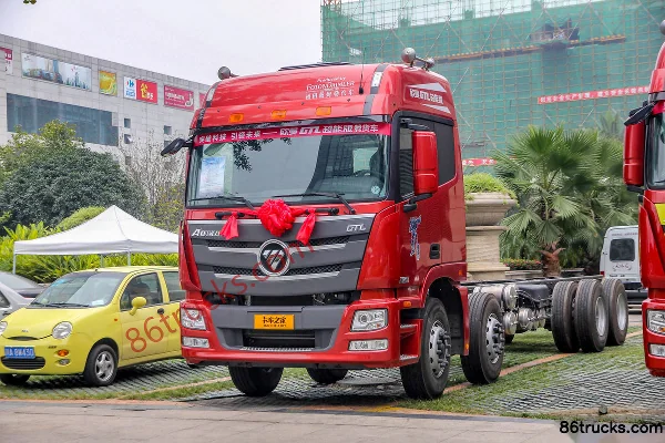 Foton AumanGTL 6 séries camion lourd version super puissante 350 ch 8X4(12 roues) châssis de camion porteur 9,5 m Extérieur (3) | 86Trucks