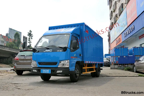 JMC New Kaiyun 109 ch 4X2(6 roues) camion frigorifique 4,21 m cabine simple Extérieur (3) | 86Trucks