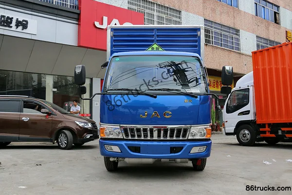 JAC Junling 120hp 4X2(6 wheels) explosive material transport truck (blue) Exterior (2) | 86Trucks