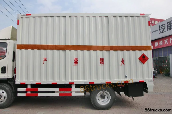FAW Jiefang J6F 135hp 4X2(6 wheels) Explosive Transport Truck Body (3) | 86Trucks