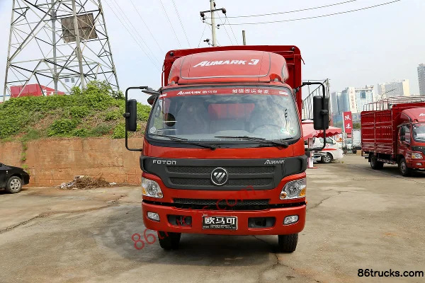 Foton Aumark 3 Series 156 hp 4X2(6 wheels) 4.75m semi-sleeper cage cargo truck Exterior (2) | 86Trucks