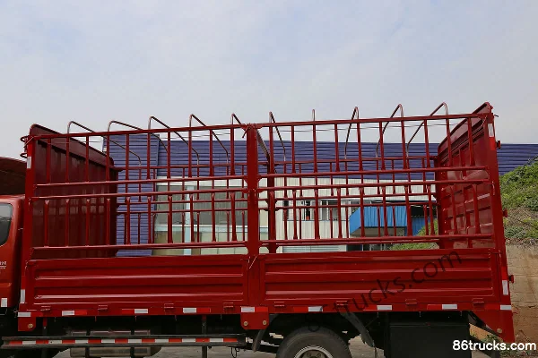 Foton Aumark 3 Series 156 hp 4X2(6 wheels) 4.75m semi-sleeper cage cargo truck Body (1) | 86Trucks