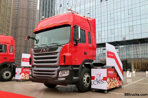 JAC Gallop A5W camion lourd 375 ch 6X2R tracteur routier (essieu relevable arrière) Extérieur (3) | 86Trucks