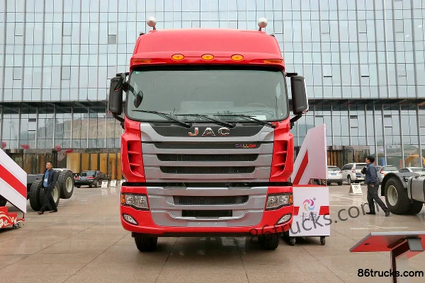 JAC Gallop K3W Heavy Truck 350 hp 8X4(12 wheels) Cargo Truck Chassis (Mid Lift) Exterior (2) | 86Trucks