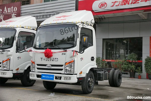 Tangjun Ouling Série T1 82 ch 4X2(6 roues) Châssis de camion léger à cabine simple 3,7 m Extérieur (3) | 86Trucks